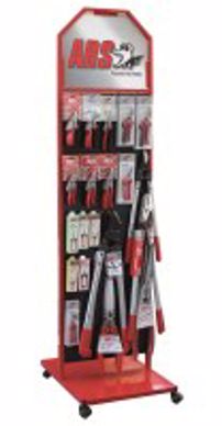 Présentoir proposé par ARS Tools France aux revendeurs.